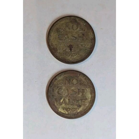 Vintage American Eagle Stars Arcade Token Coin No Cash Value Lot of 6 - Picture 5 of 7